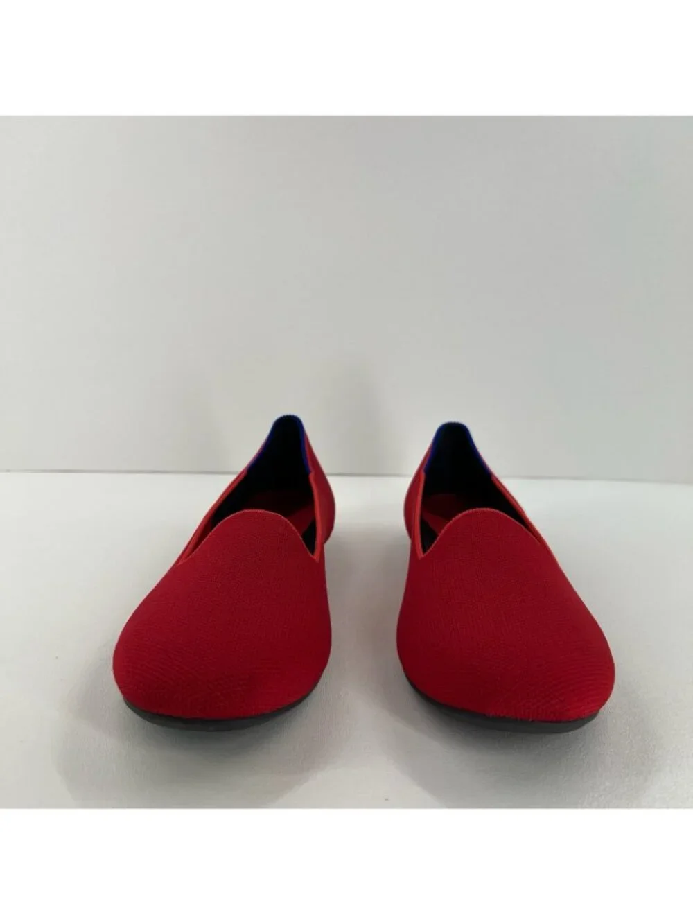 Rothy's The Loafer Flats Size US 9.5 Knit Slip On Washable Comfort Bombshell Red